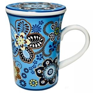 Vera Bradley Bali Blue Paisley Tea Cup